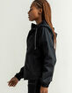 VANS Kastle Check Me Womens Black Windbreaker Jacket image number 2