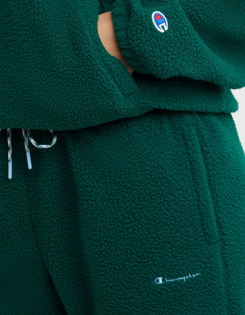 CHAMPION Teddy Embroidered Womens Fleece Joggers image number 4