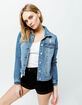 RSQ Ripped Womens Denim Jacket image number 1