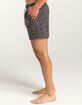 RSQ Mens Ditsy Floral 5" Swim Shorts image number 7
