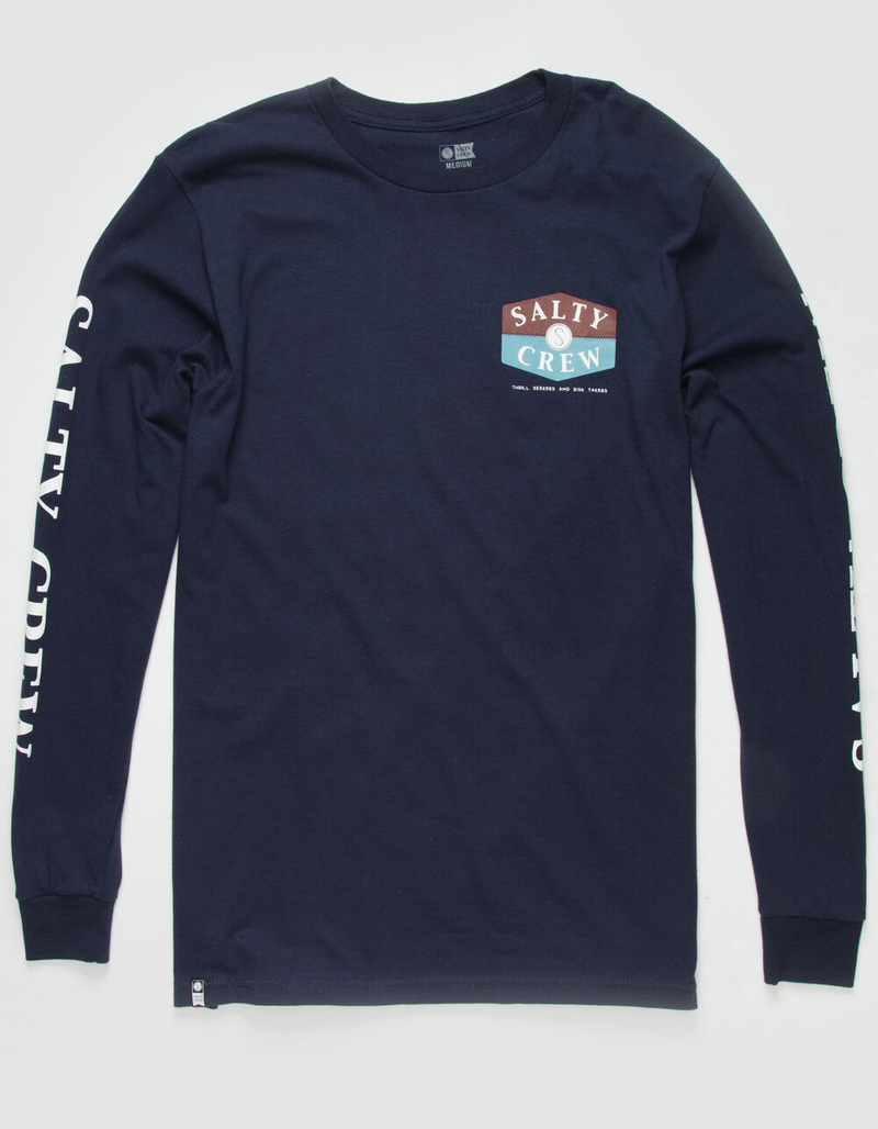 SALTY CREW Overhead Mens Navy T-Shirt image number 1