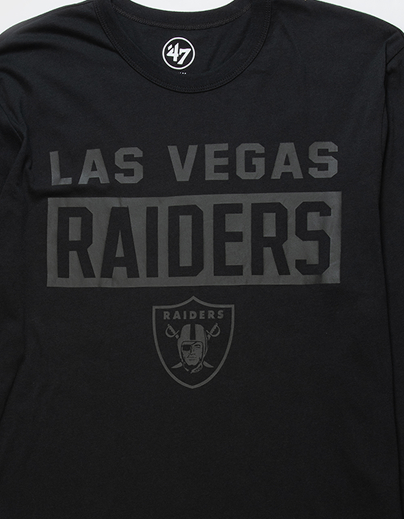 47 BRAND Las Vegas Raiders Mens Long Sleeve Tee image number 1