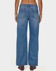 EDIKTED Ery Wide Leg Mid Rise Jeans image number 3