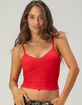 TILLYS Womens V-Neck Empire Cami image number 1