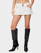 EDIKTED Petite Mckinley Denim Mini Skirt image number 1