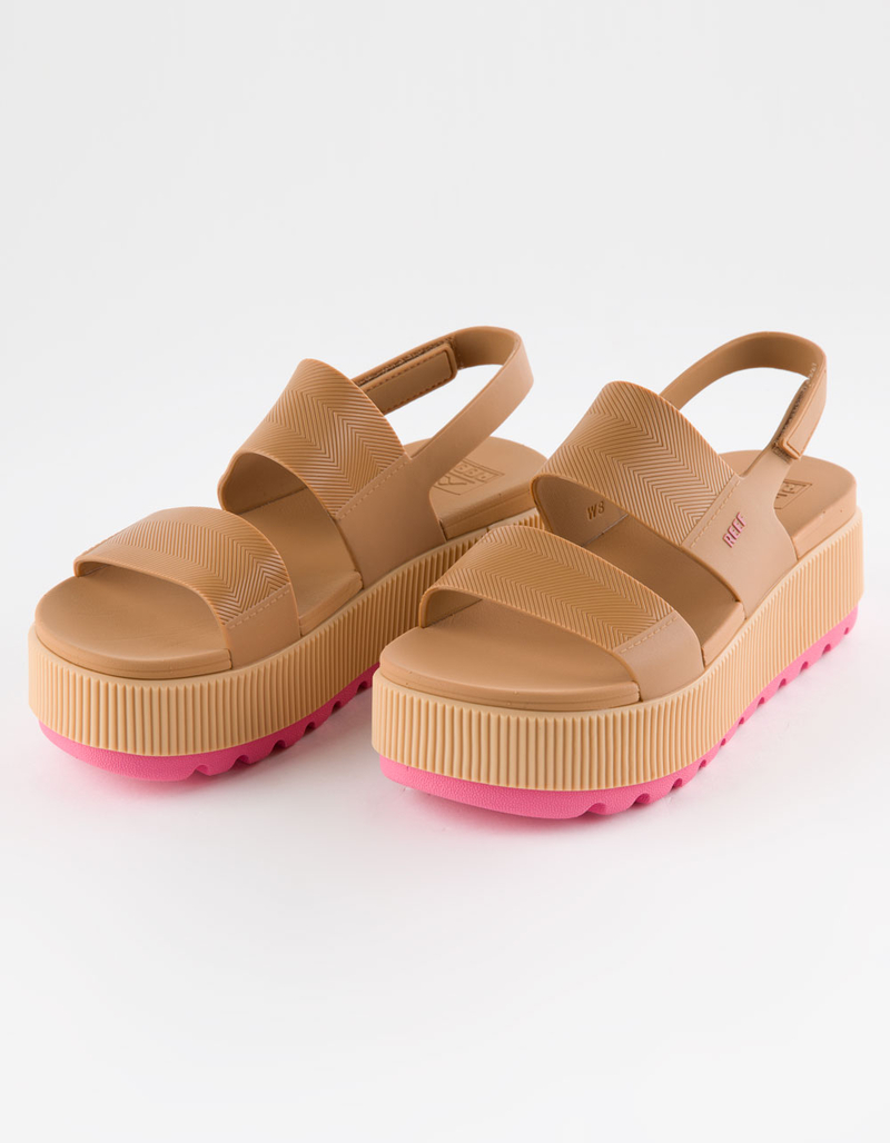 REEF Water Vista Higher Womens Platform Sandals NATURAL Tillys