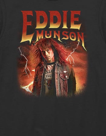 STRANGER THINGS Metal Eddie Unisex Tee Alternative Image