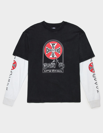 WEST COAST CHOPPERS Chopper Mens Long Sleeve 2fer Tee Alternative Image