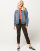JADE & IVORY Sherpa Womens Denim Jacket image number 4
