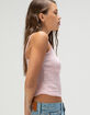 RSQ Womens Lace Trim Cami image number 3
