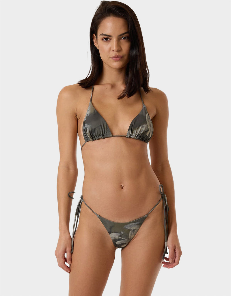 THRILLS Flora Haze Tie Side Thong Bikini Bottoms image number 0