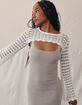 WEST OF MELROSE Crochet Womens Shrug image number 1