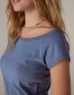 TILLYS Lace Trim Womens Tee image number 6