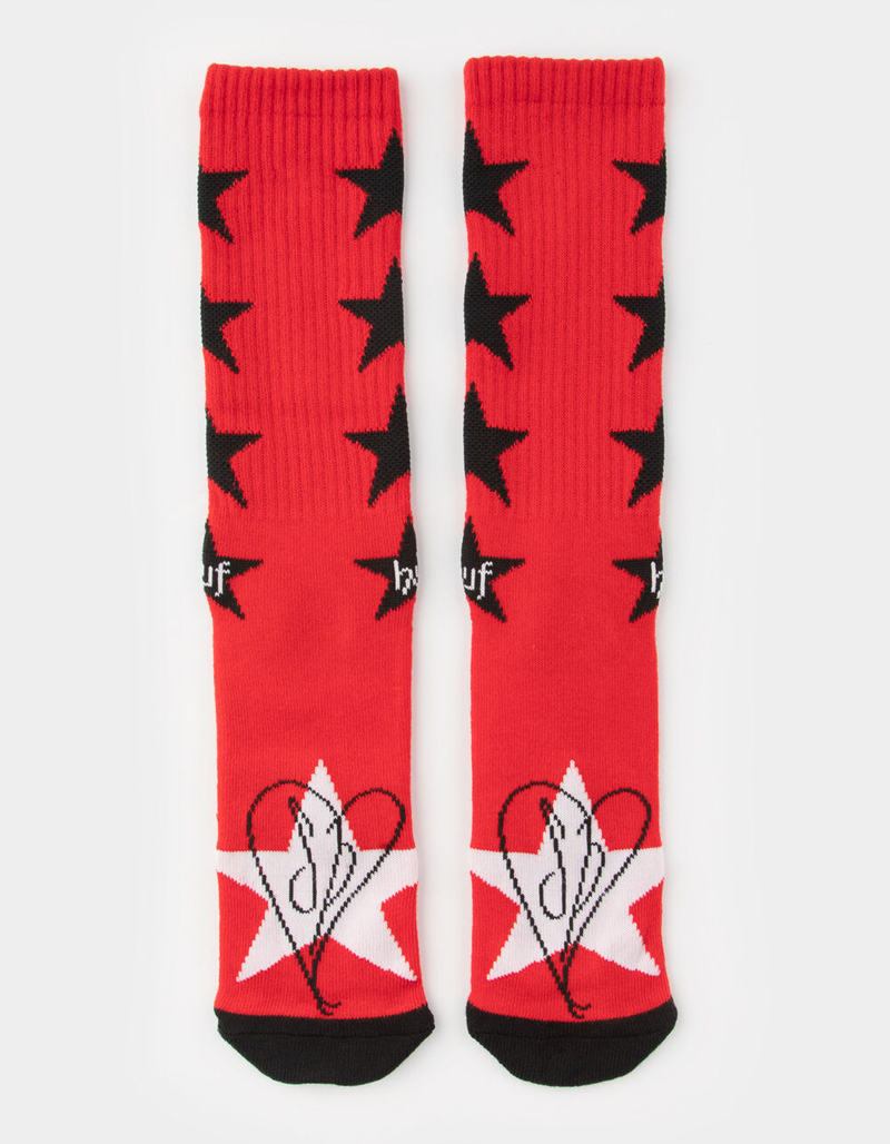 HUF x The Smashing Pumpkins Starla Mens Crew Socks image number 0