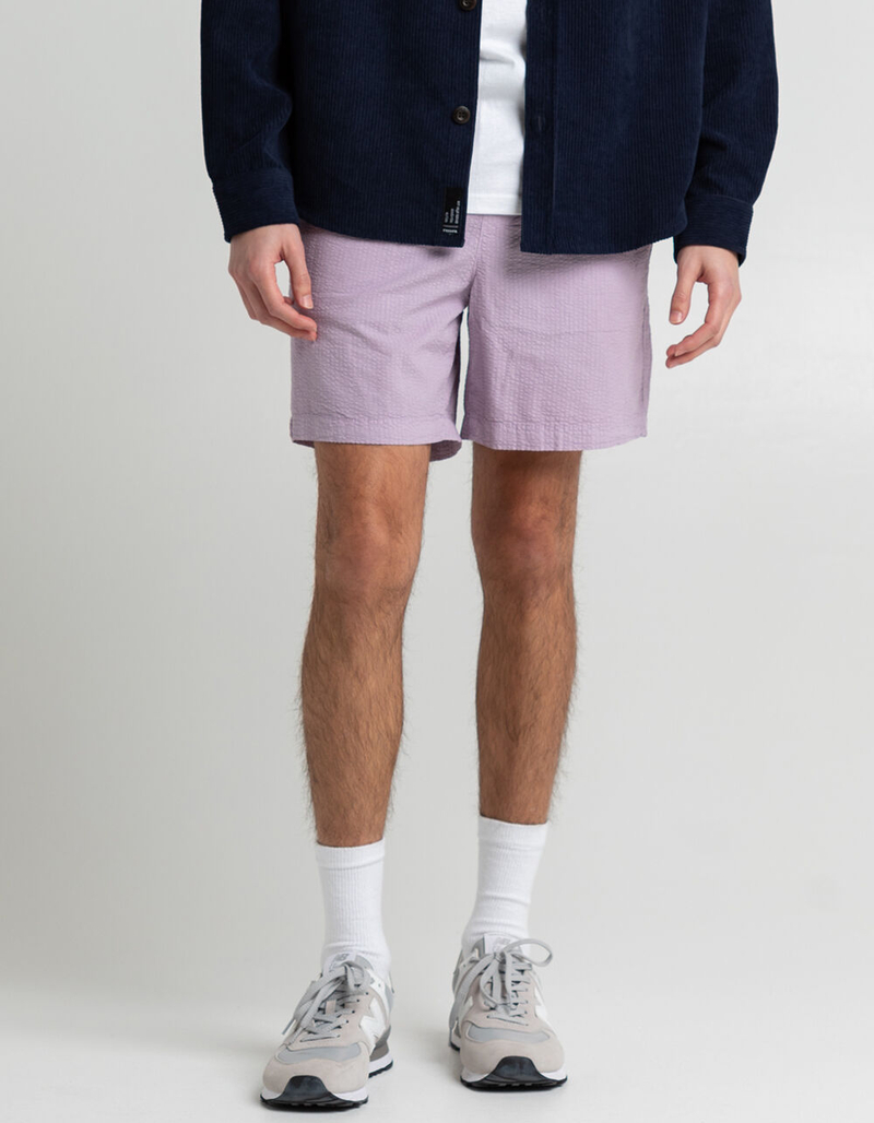 RSQ Mens Seersucker Pull On Shorts image number 3