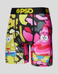 PSD Spongebob Absorbent Camo Mens Boxer Briefs image number 1