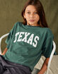 FULL TILT Texas Girls Crop Boyfriend Tee image number 1