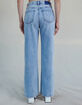 DAZE DENIM Far Out Womens High Rise Wide Leg Jeans image number 5