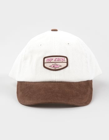 RIP CURL Icons Womens Corduroy Strapback Hat Alternative Image
