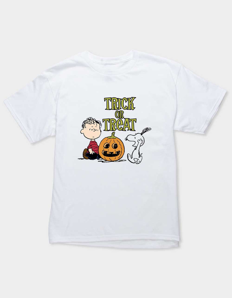 PEANUTS Trick Or Treat Unisex Kids Tee WHITE Tillys