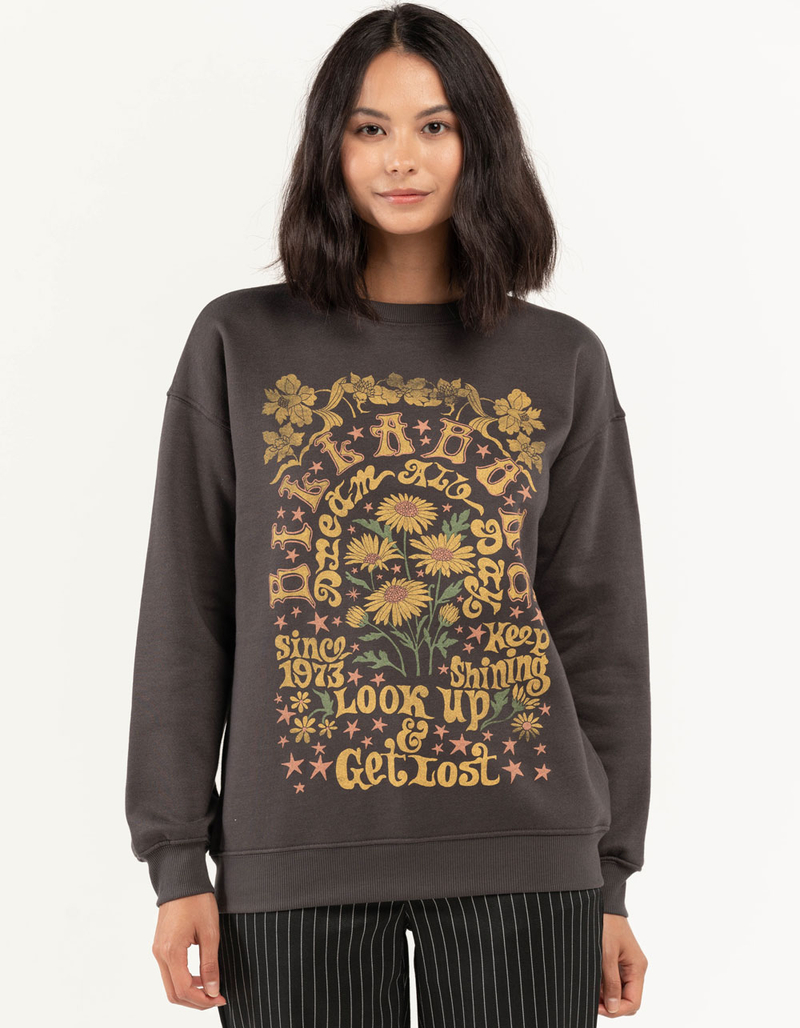 BILLABONG Golden Wonder Womens Oversized Crewneck Sweatshirt image number 0