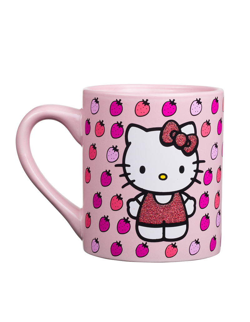 SANRIO Hello Kitty Strawberry Glitter Mug image number 1