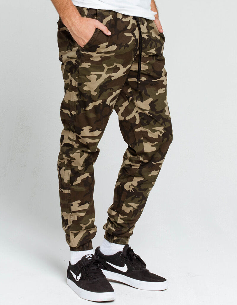 RSQ Twill Mens Camo Jogger Pants CAGRN 373555533