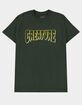 CREATURE Logo Outline Mens Green T-Shirt image number 1