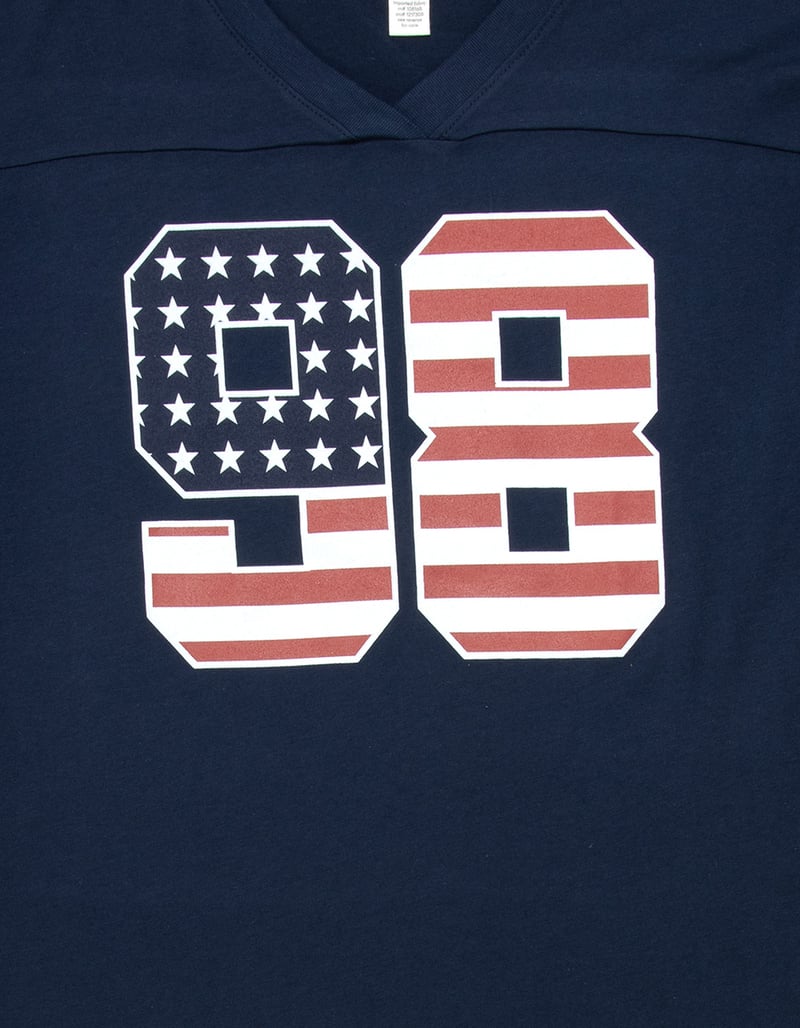FULL TILT 98 Americana Girls Boyfriend Tee image number 1