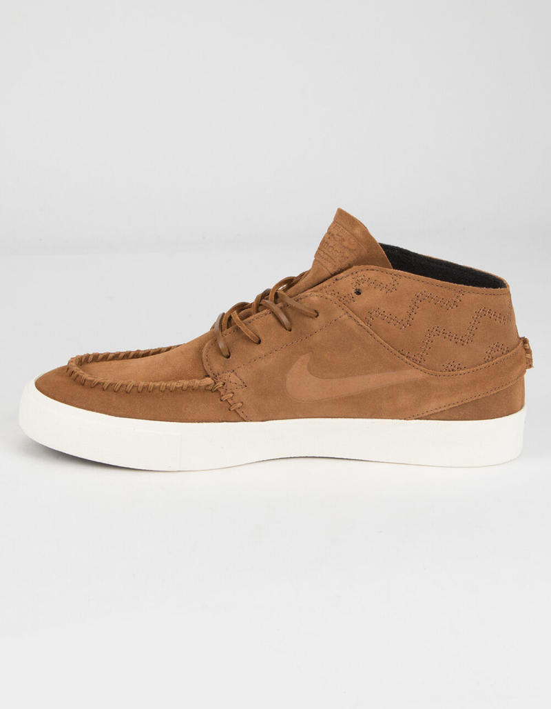 NIKE SB Stefan Janoski Mid RM Brown Shoes image number 3