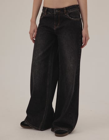 RSQ Womens Low Rise Baggy Jeans Alternative Image