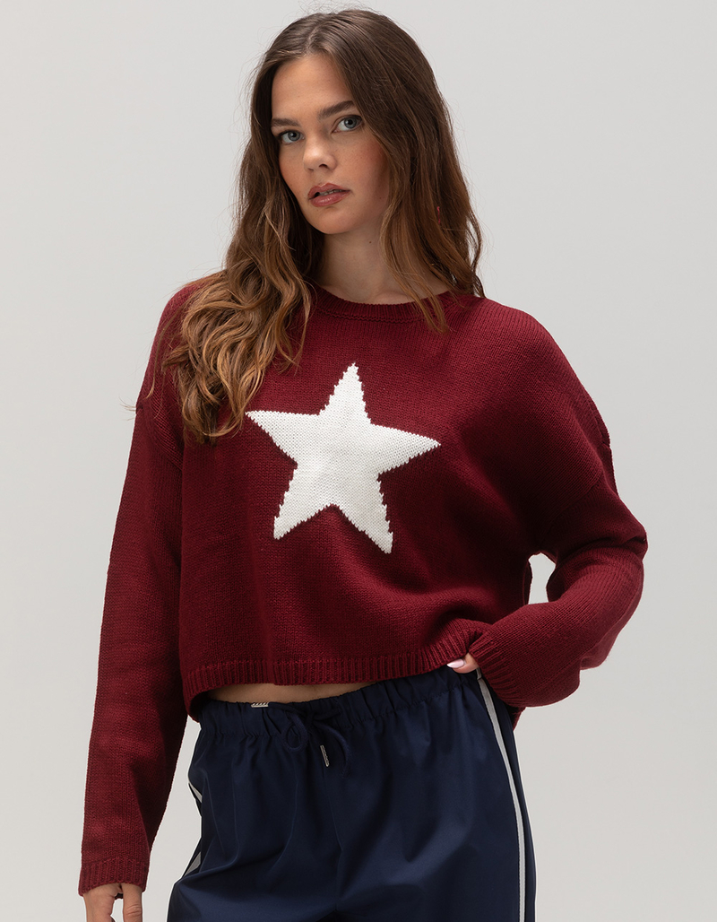 RSQ Womens Star Icon Sweater image number 4