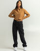 RSQ Checker Womens Crop Flannel image number 4