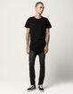 RSQ Seattle Moto Mens Skinny Taper Jeans image number 2