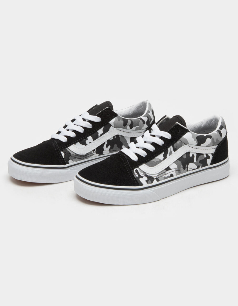 VANS Old Skool Juniors Camo Shoes image number 0