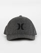 HURLEY Black Textures Mens Flexfit Hat image number 1