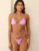 DIPPIN' DAISY'S Palm Triangle Bikini Top image number 1
