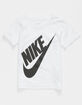 NIKE Oversized Futura Little Boys White T-Shirt (4-7) image number 1