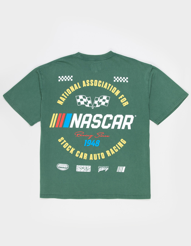 TILLYS x NASCAR Stock Car Mens Boxy Tee image number 1
