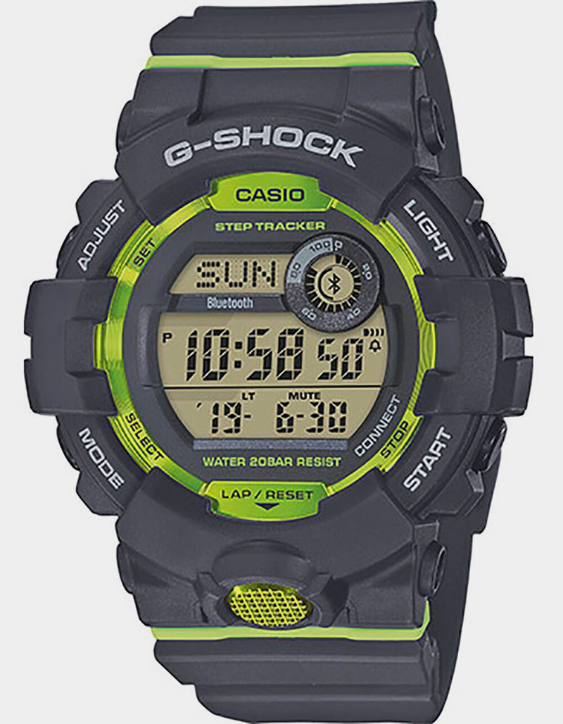 G-SHOCK GBD-800-8 Black & Green Watch image number 0