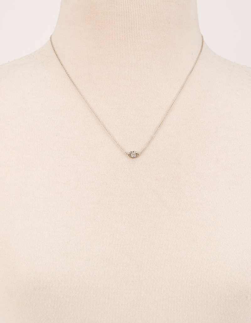 FULL TILT Dainty Eye Necklace image number 1