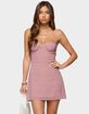 EDIKTED Polka Dot Cupped Chiffon Mini Dress image number 1