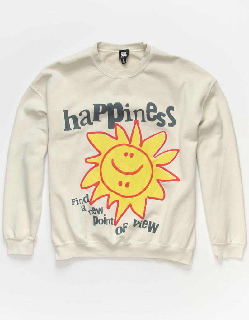 BDG Urban Outfitters Happiness Mens Crewneck Sweatshirt image number 0