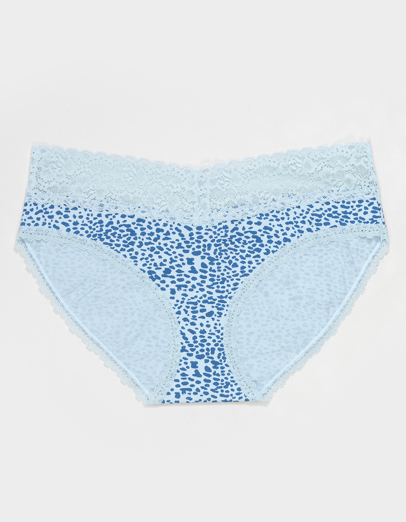 FULL TILT Stretch Cotton Lace Trim Hipster Panties image number 0