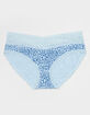 FULL TILT Stretch Cotton Lace Trim Hipster Panties image number 1