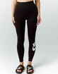 NIKE Sportswear Essential Womens Black High Rise Leggings image number 2