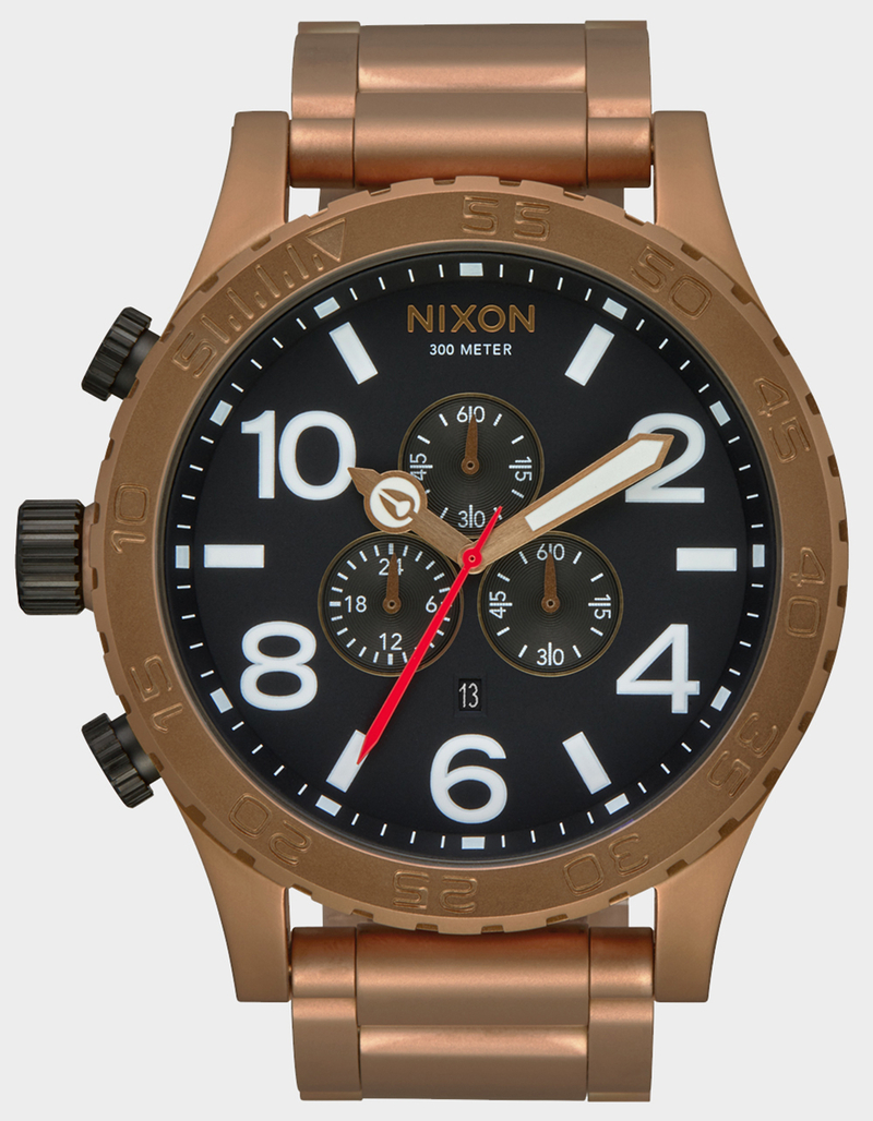 NIXON 51-30 Chrono Bronze Watch image number 0