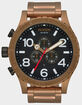 NIXON 51-30 Chrono Bronze Watch image number 1