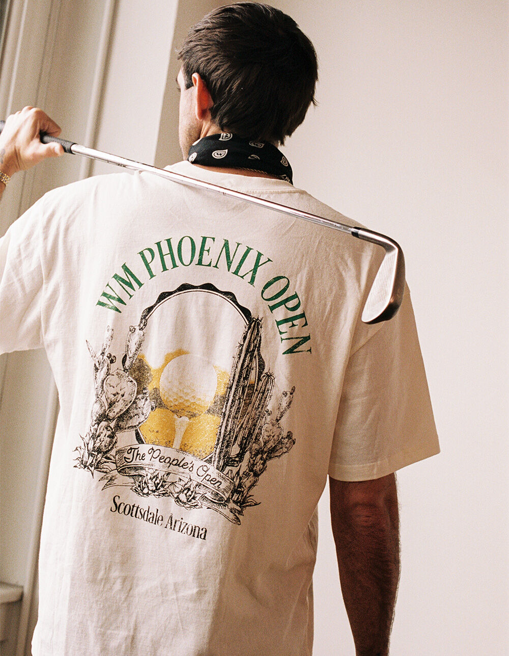 WASTE MANAGEMENT Phoenix Open Mens Tee - CREAM - M | Tillys