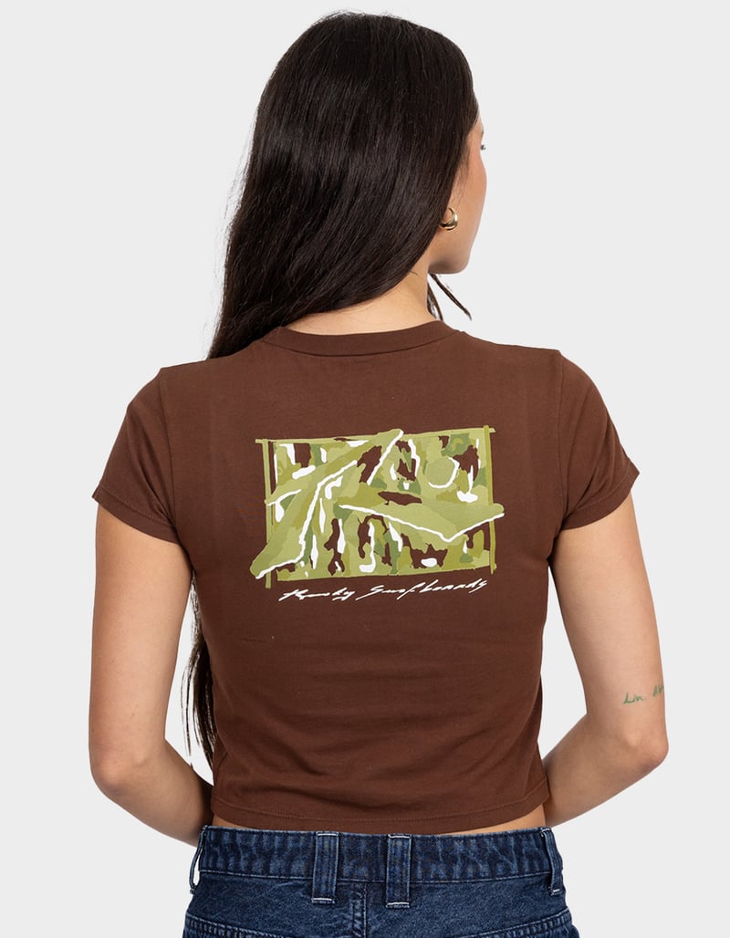 RUSTY Army Womens Baby Tee image number 0